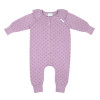 Merino onesie LOVE with ruche is knitted from pure extra fine merino wool, a warm natural material that is exceptionally soft and light, designed to be all-day comfort from sleeping to playing.