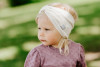Light and comfortable merino wool headband for little girls.
