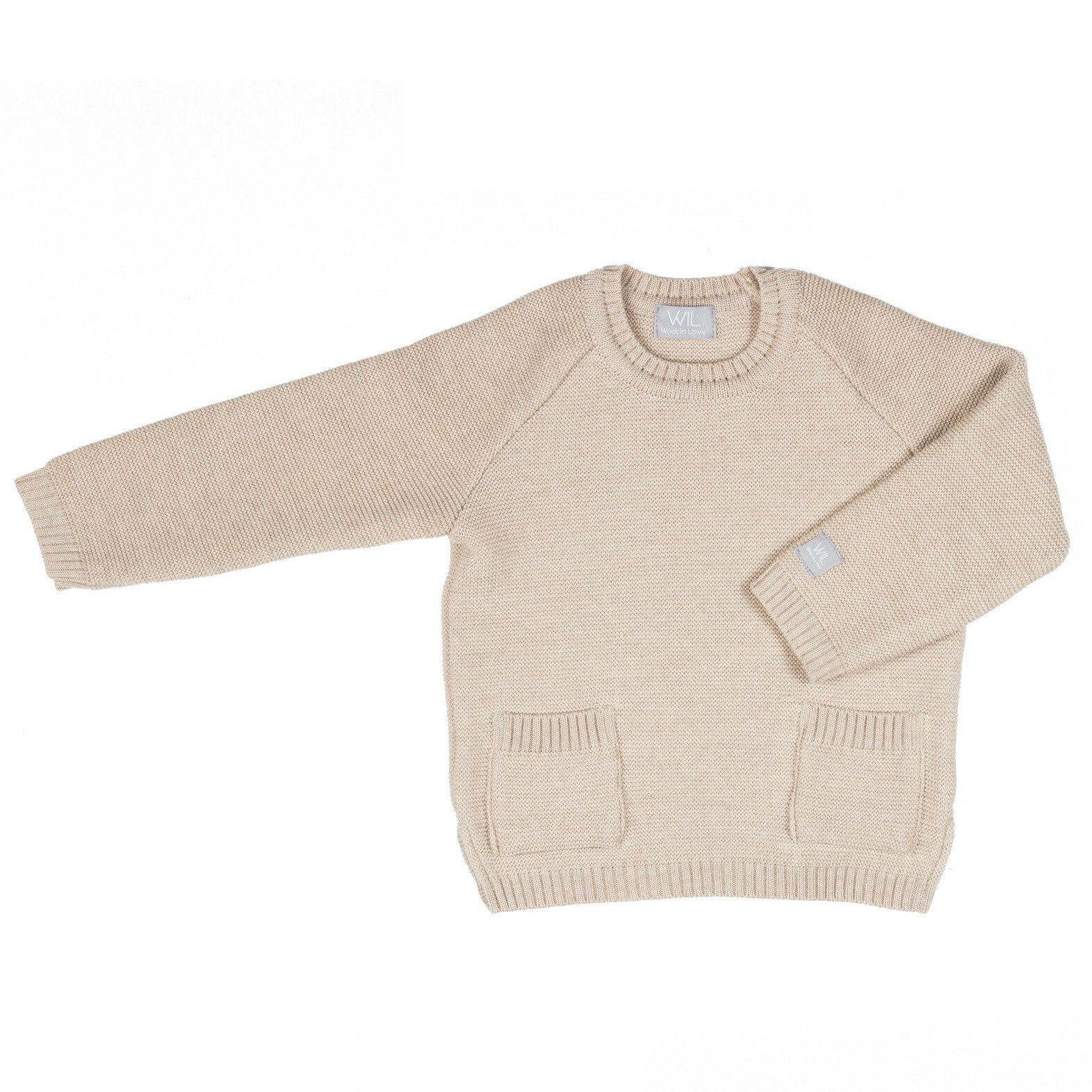 Merino sweater AMITY - Creamy Pink - 68