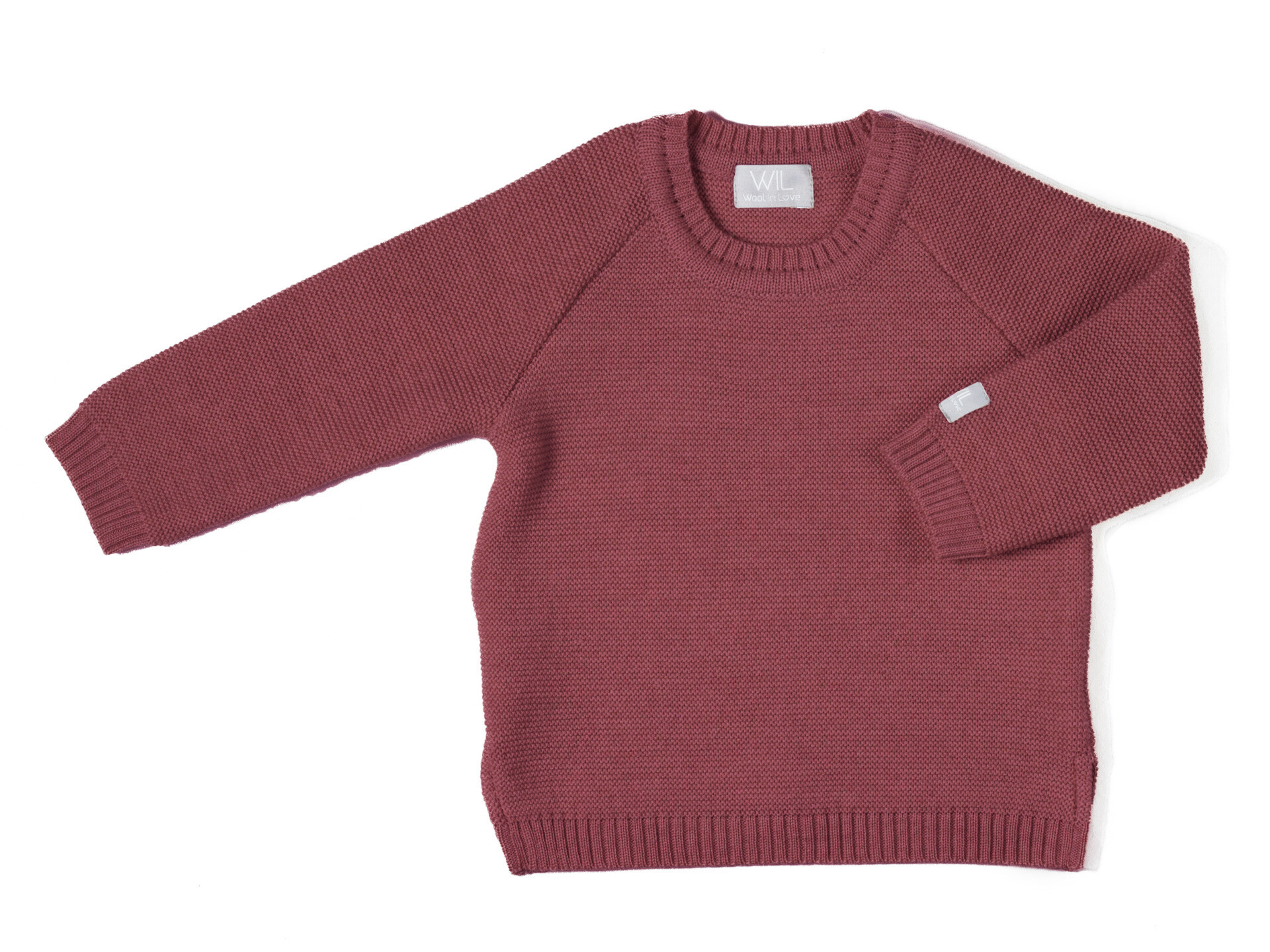Merino sweater AMITY - Plum Pink - 80