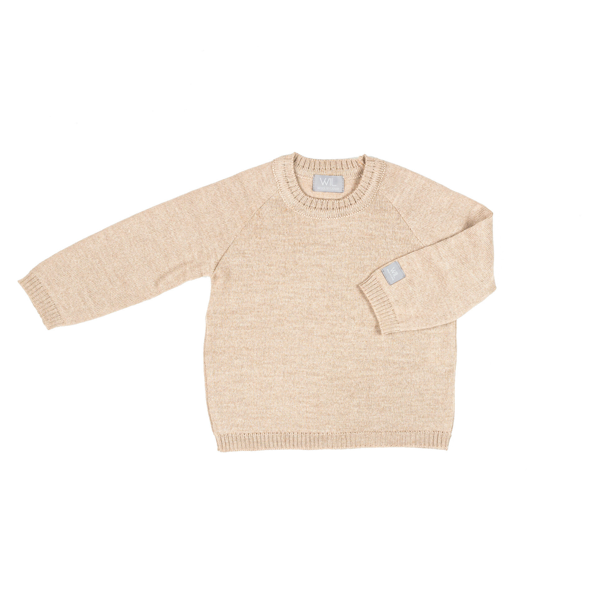 Merino sweater JOY - Light Beige  - 68