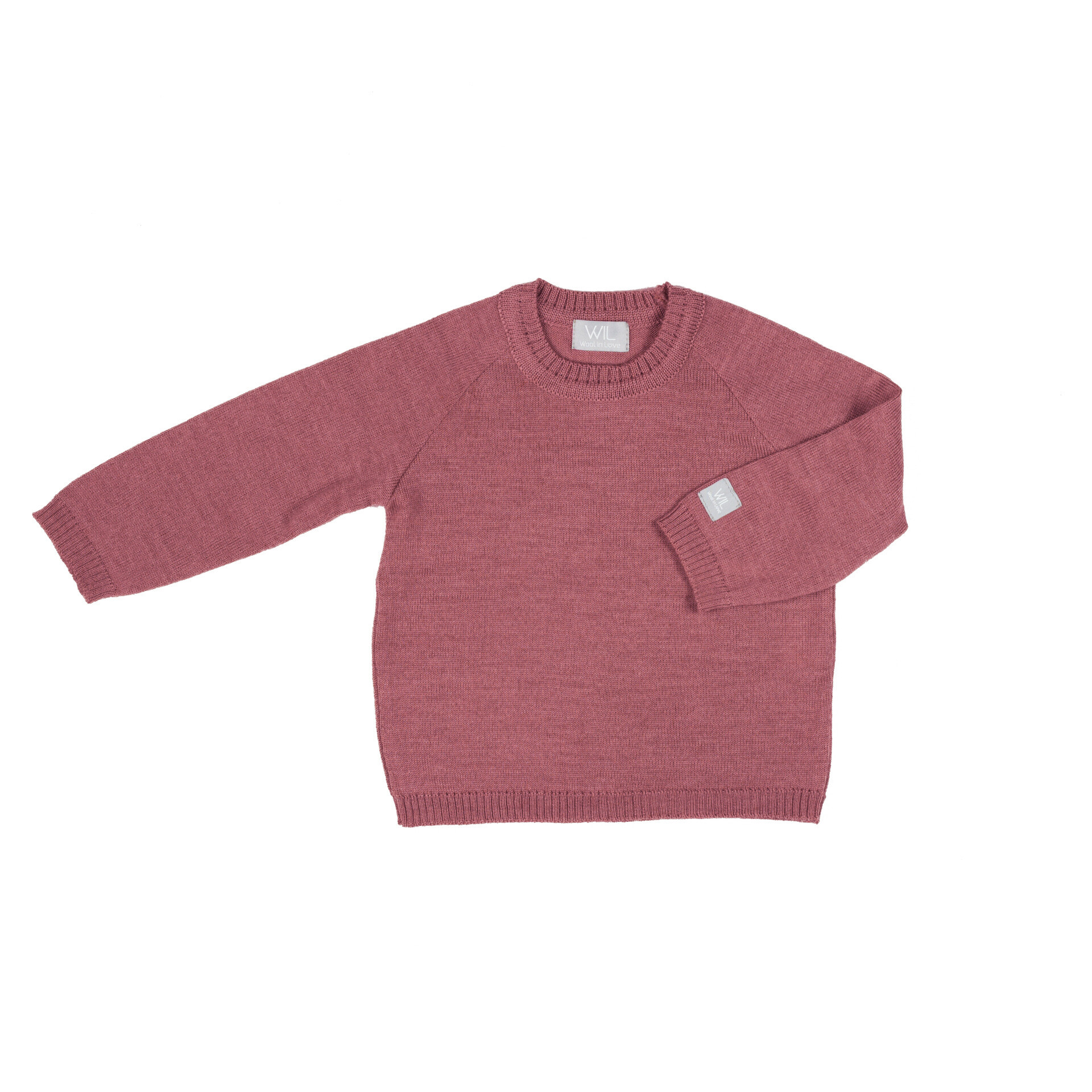 Merino sweater JOY - Plum Pink - 86