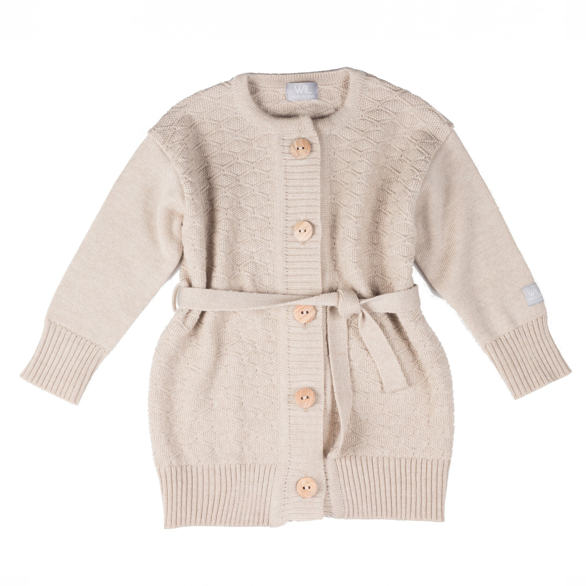 Girls wool cardigan best sale