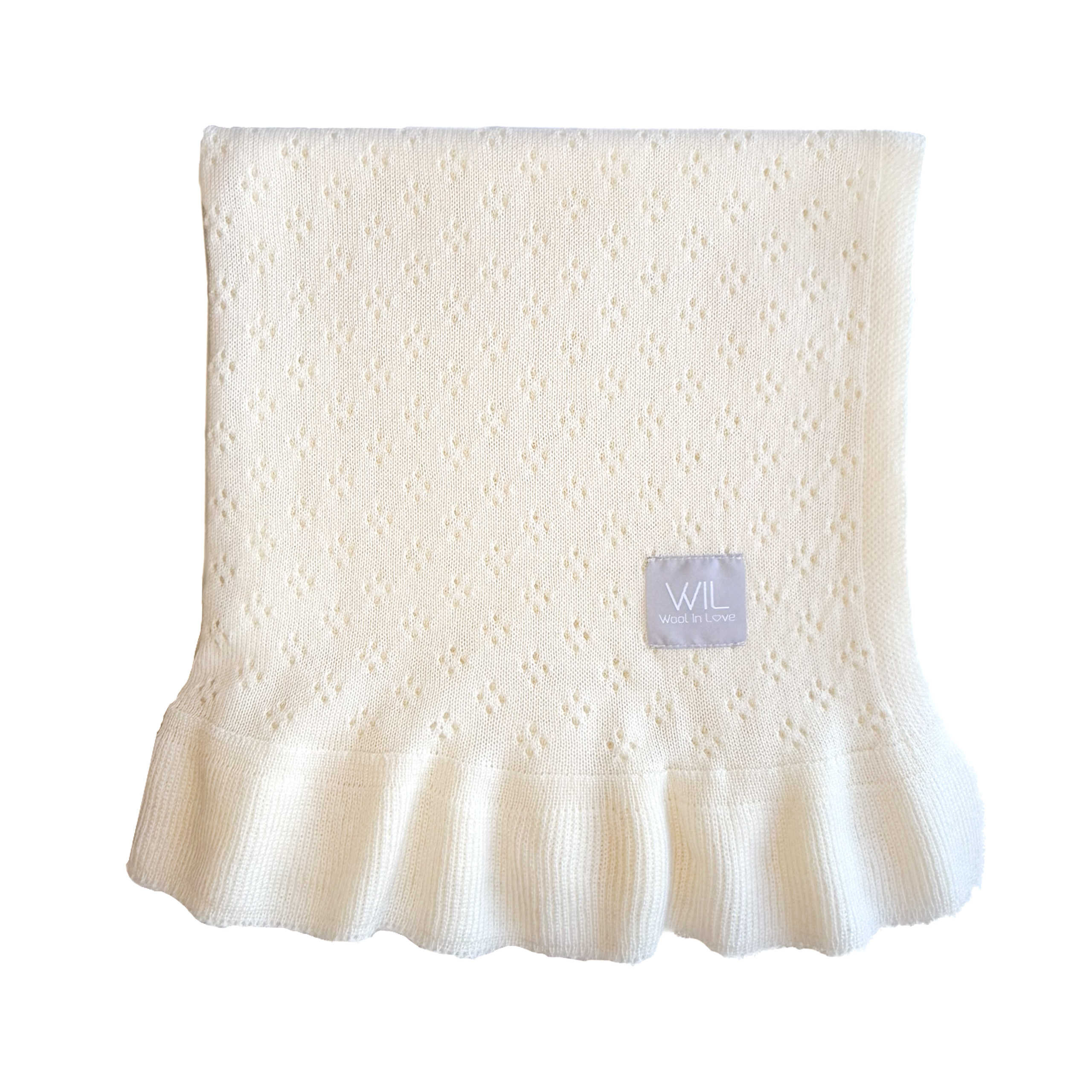 Merino Wool Baby Blanket LOVE