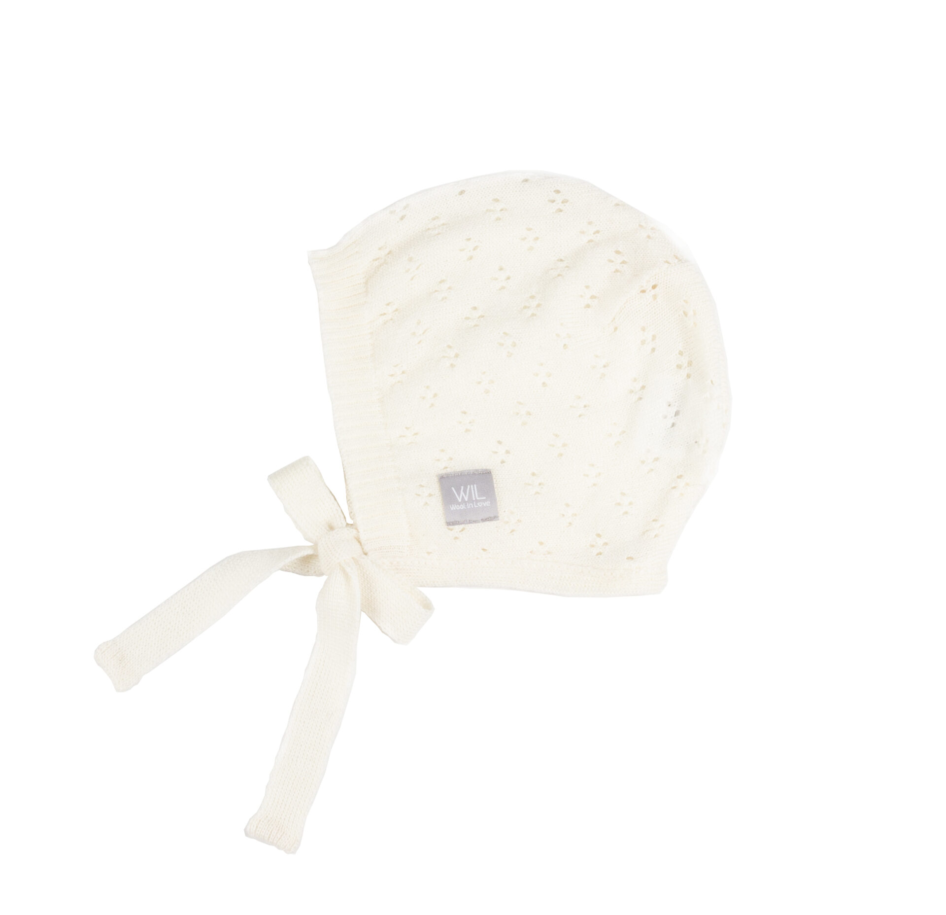 Merino Wool Baby Bonnet LOVE