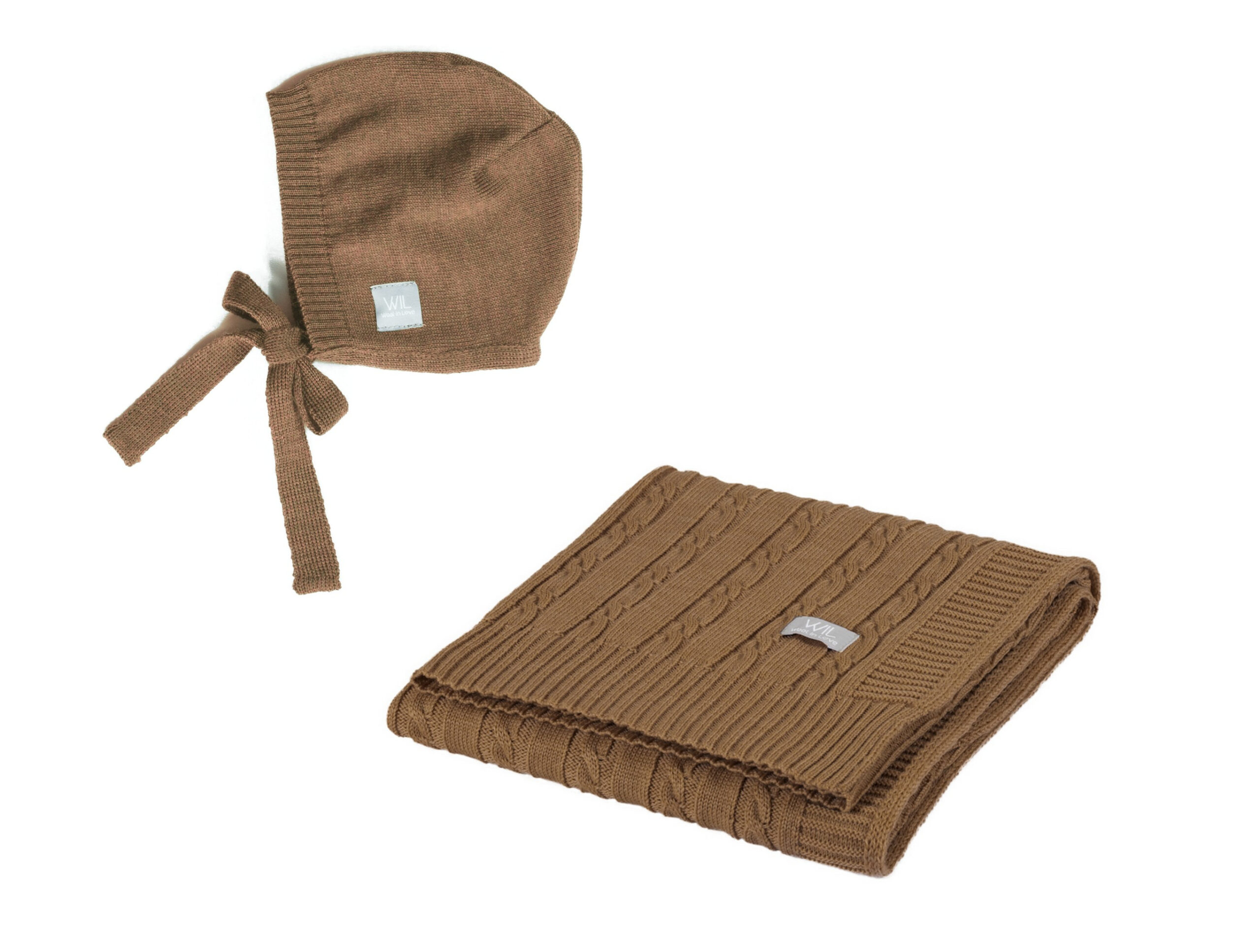 BABY GIFT SET HOPE (baby blanket & bonnet)