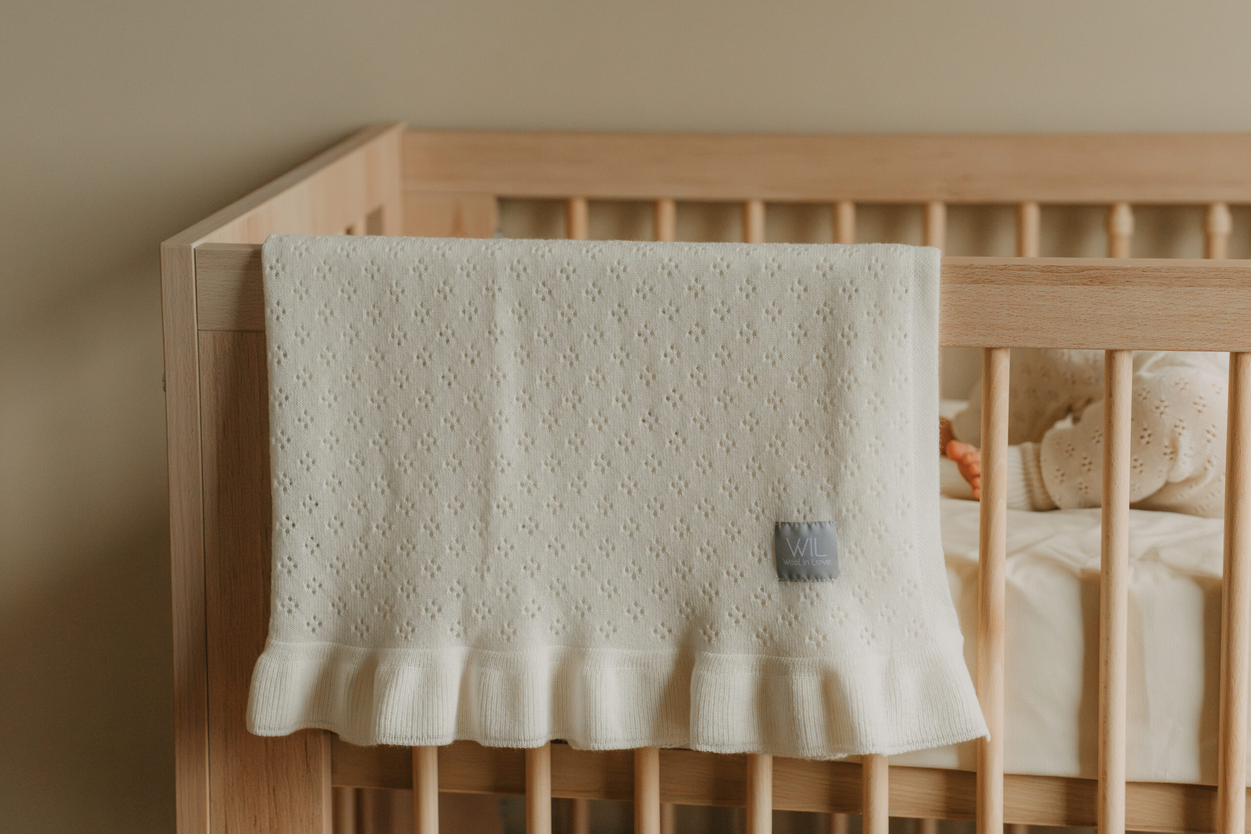 Merino Wool Baby Blanket LOVE