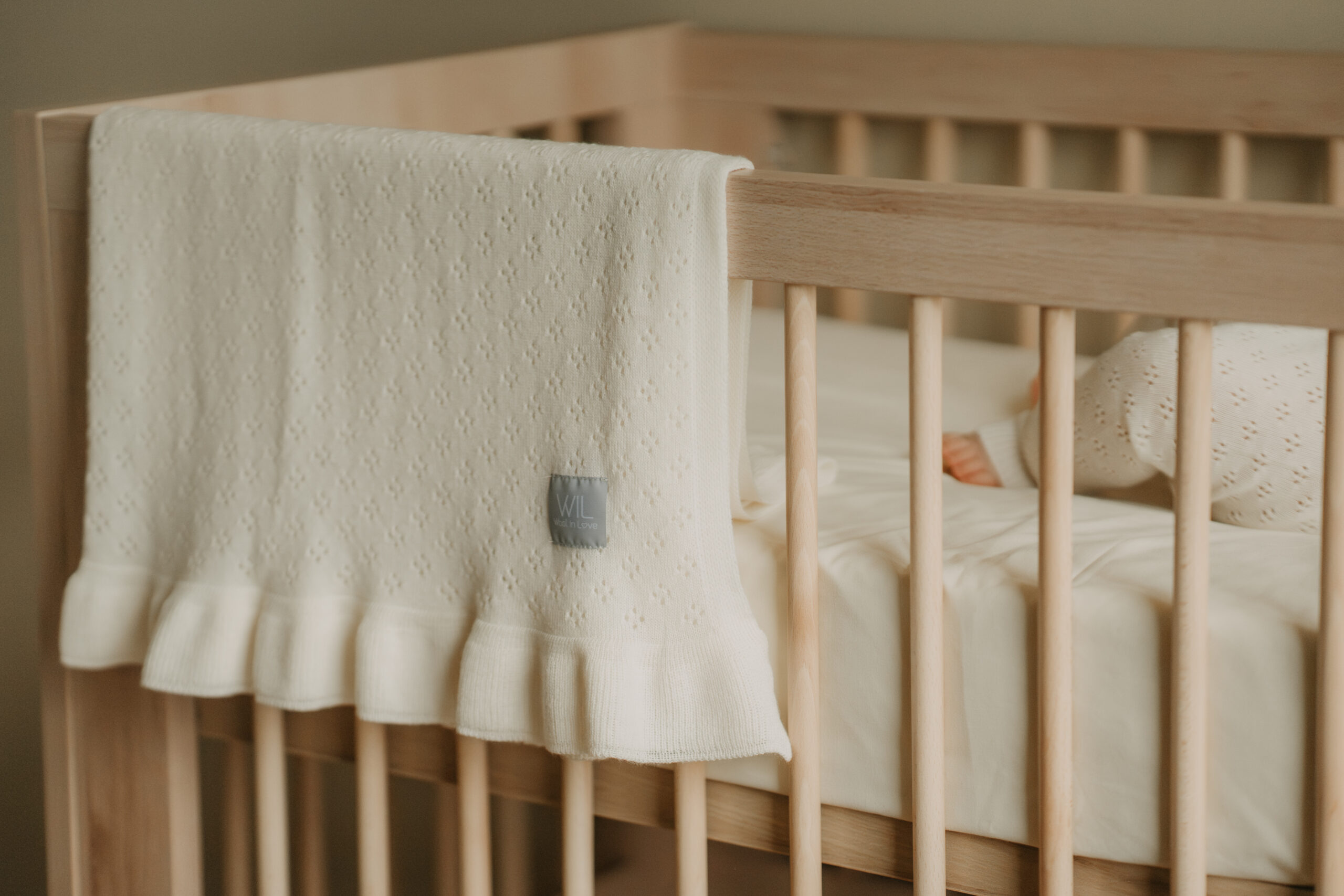 Merino Wool Baby Blanket LOVE