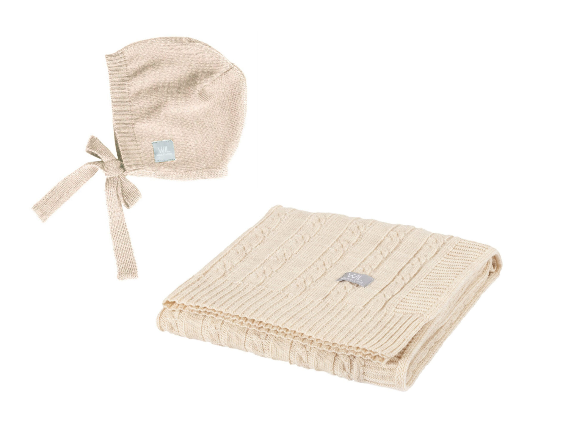 BABY GIFT SET HOPE (baby blanket & bonnet)