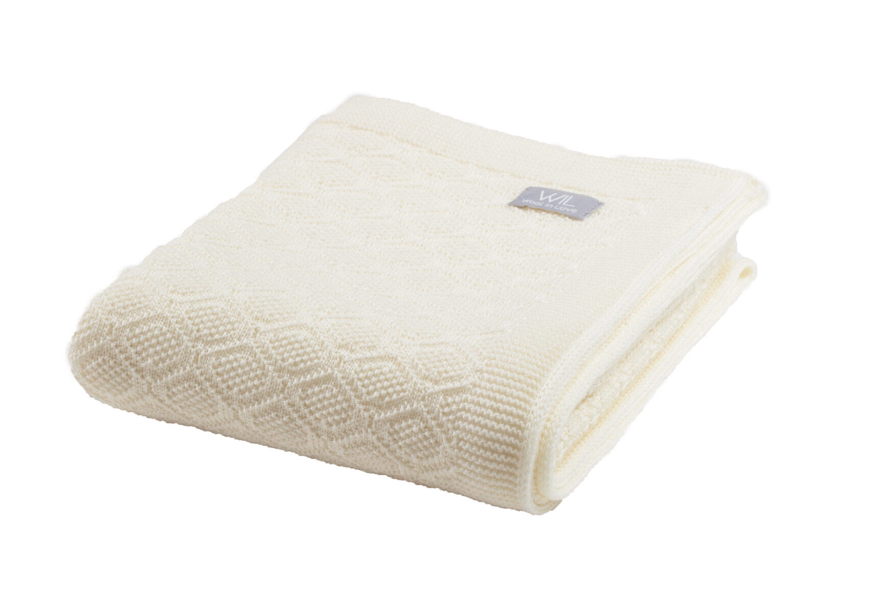 Merino Wool Baby Blanket HAPPINESS
