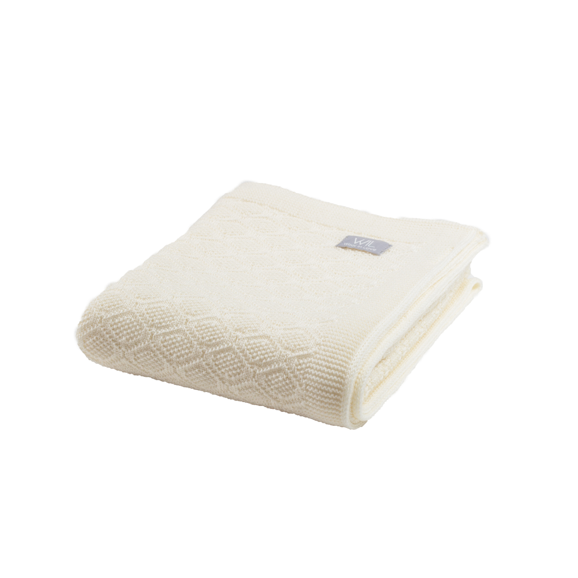 Merino Wool Baby Blanket HAPPINESS