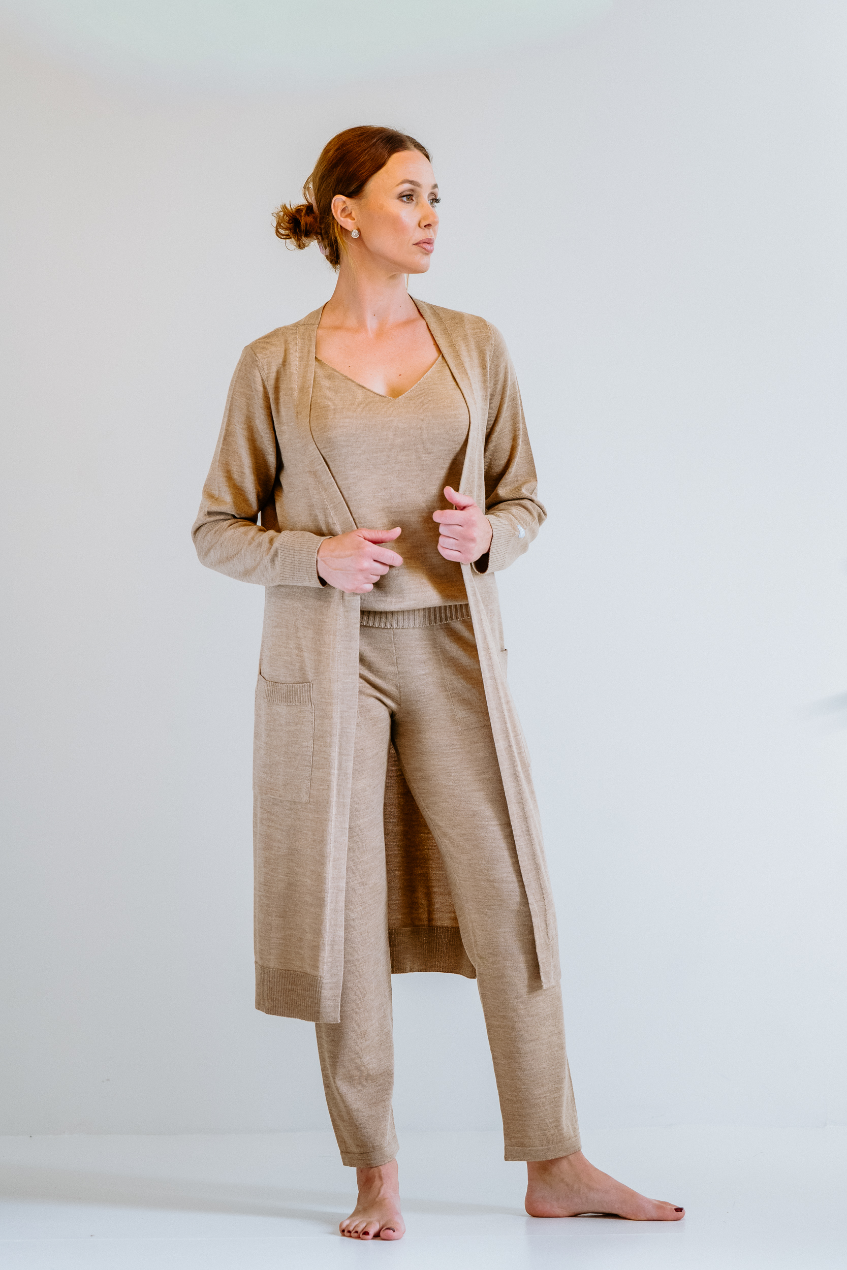 Women's Merino Wool Cardigan GRACE