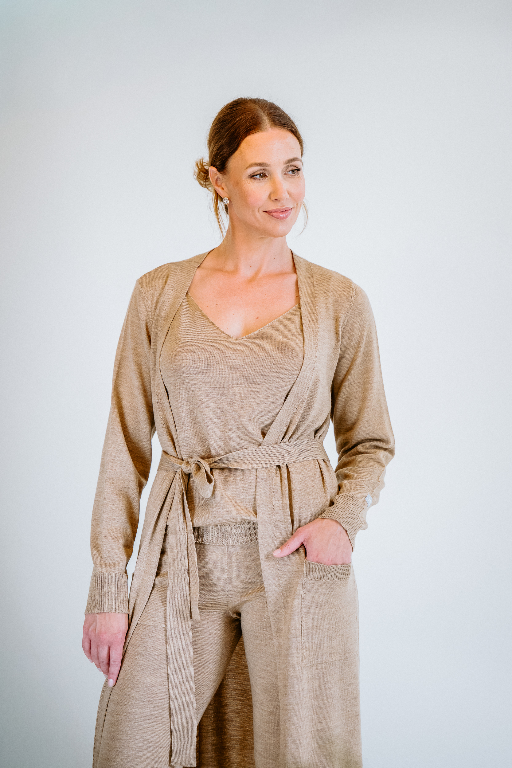 Women's Merino Wool Cardigan GRACE