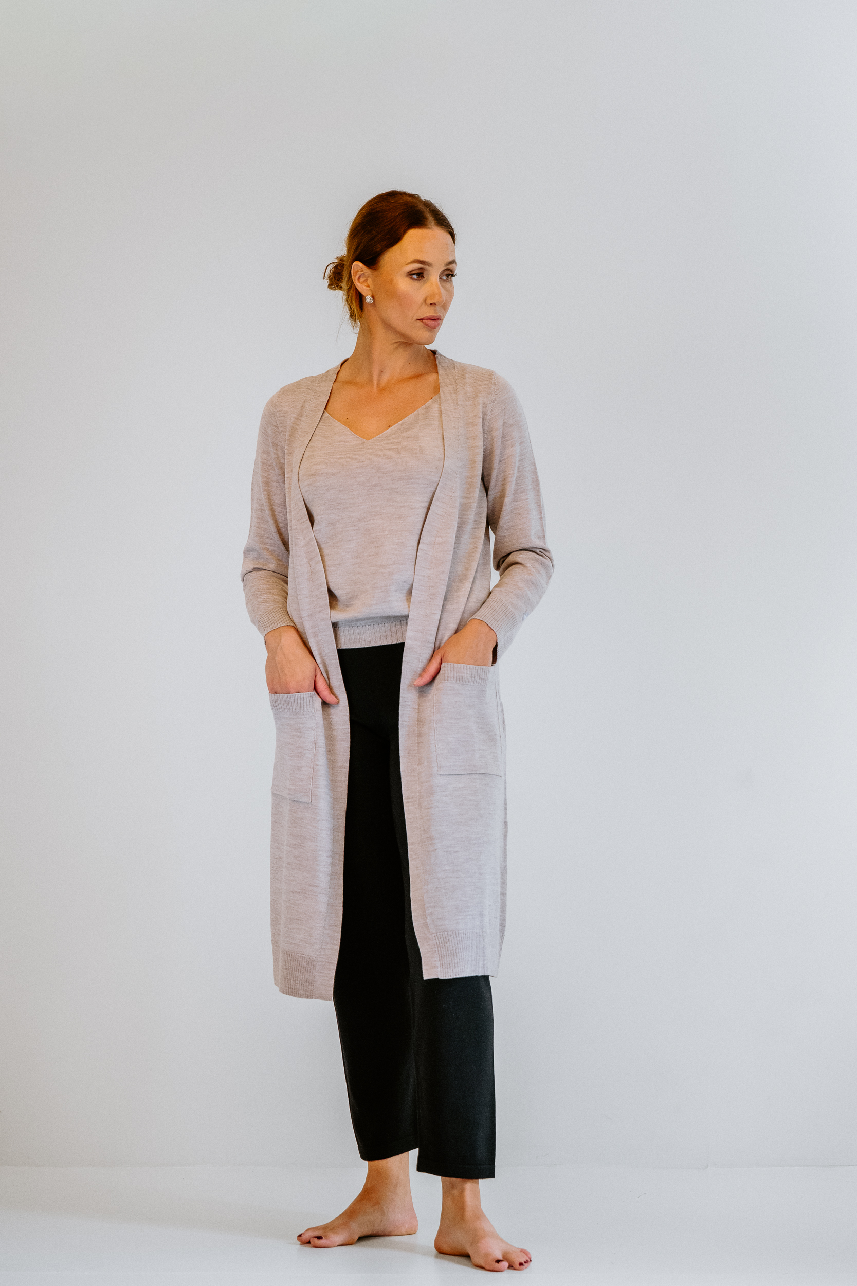 Women's Merino Wool Cardigan GRACE