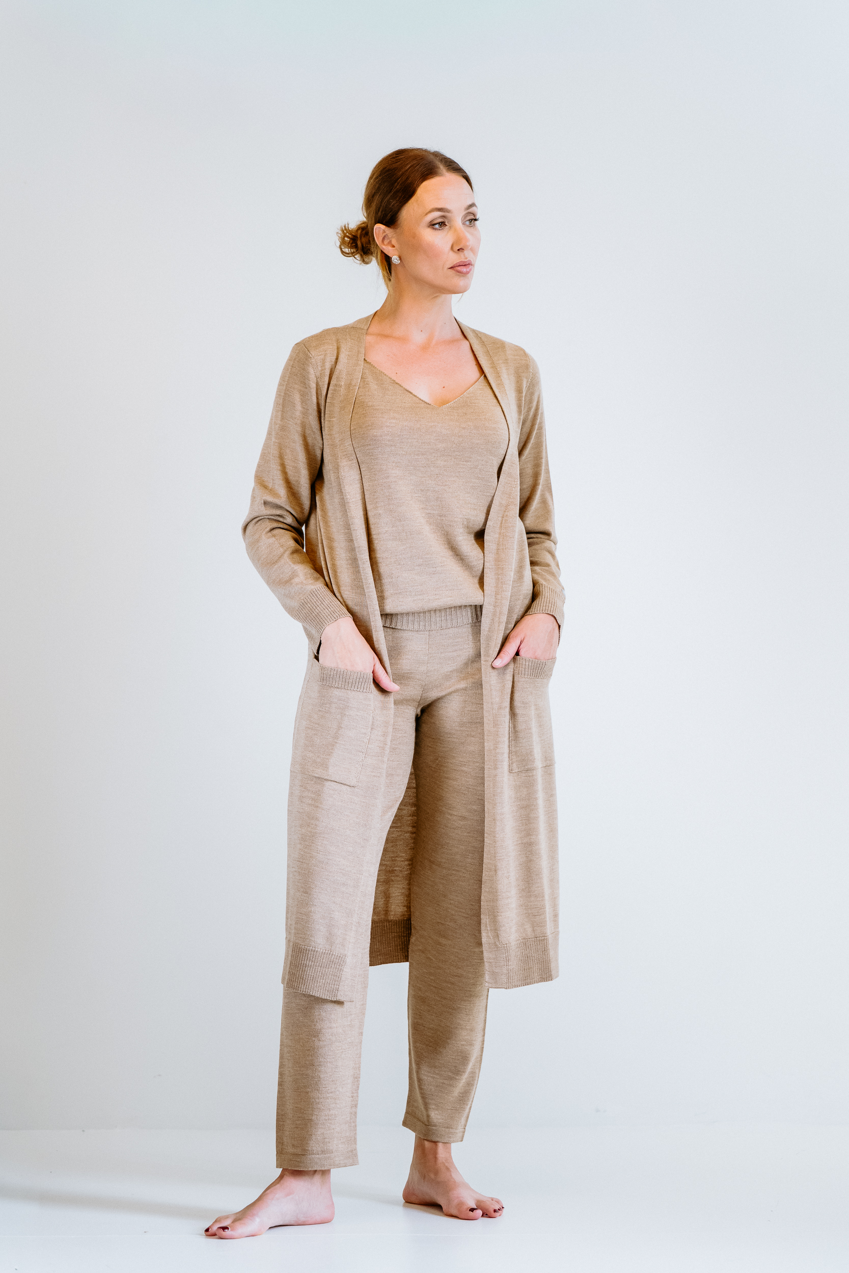 Women's Merino Wool Cardigan GRACE